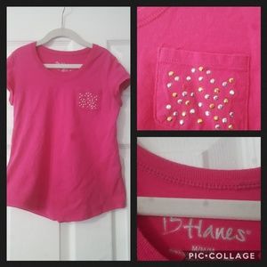 Girls pink medium shirt